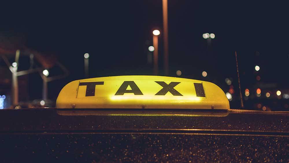 top of a taxi